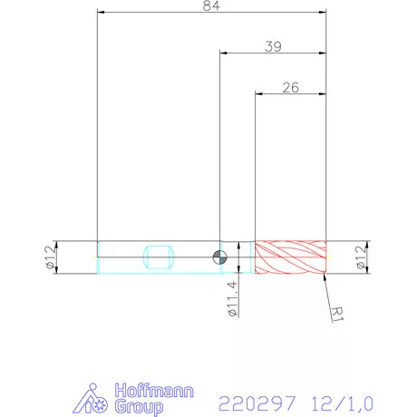 Haimer Haimer MILL VHM tóruszmaró 12/1,0 mm