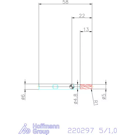 Haimer Haimer MILL VHM tóruszmaró 5/1,0 mm