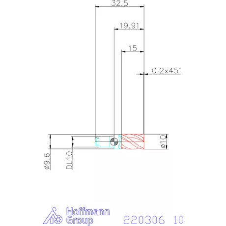 Haimer DUO-LOCK Haimer MILL Power Series HPC 10 mm