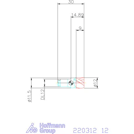 Haimer DUO-LOCK Haimer MILL HPC 12 mm