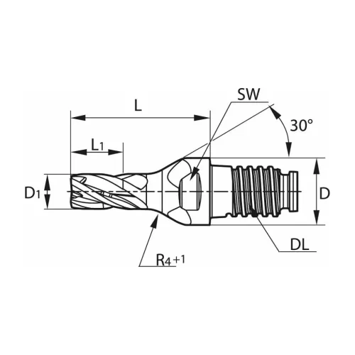 Haimer DUO-LOCK Haimer MILL HPC 2 mm