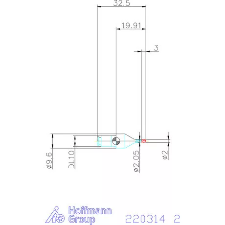 Haimer DUO-LOCK Haimer MILL HPC 2 mm