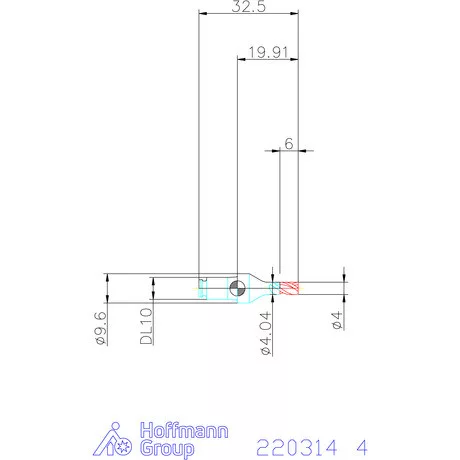 Haimer DUO-LOCK Haimer MILL HPC 4 mm