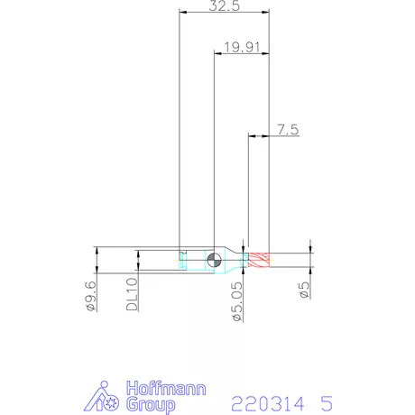 Haimer DUO-LOCK Haimer MILL HPC 5 mm