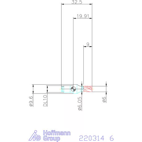 Haimer DUO-LOCK Haimer MILL HPC 6 mm