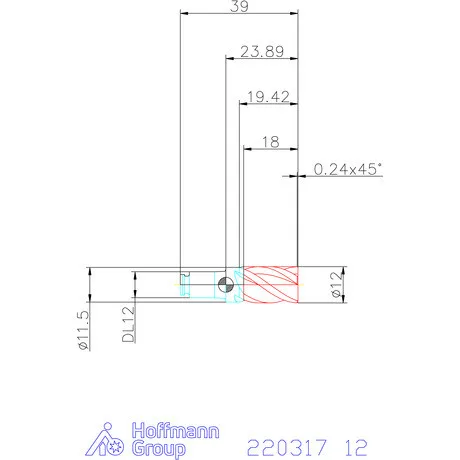 Haimer DUO-LOCK Haimer MILL HPC 12 mm
