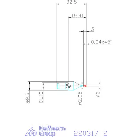 Haimer DUO-LOCK Haimer MILL HPC 2 mm