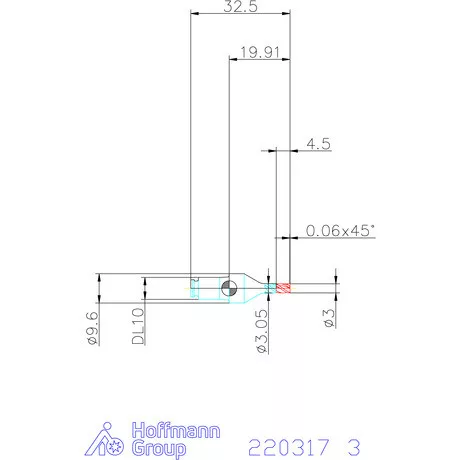 Haimer DUO-LOCK Haimer MILL HPC 3 mm