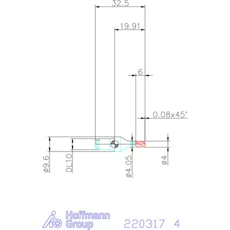 Haimer DUO-LOCK Haimer MILL HPC 4 mm