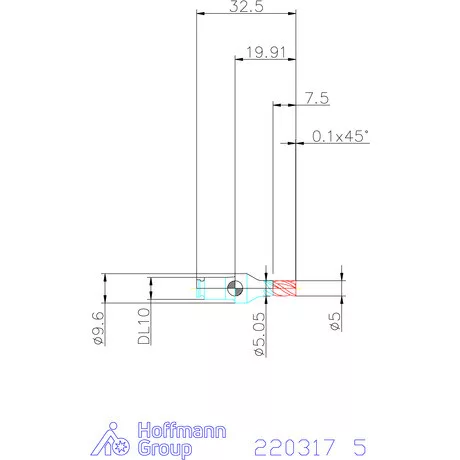 Haimer DUO-LOCK Haimer MILL HPC 5 mm