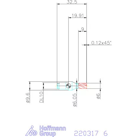 Haimer DUO-LOCK Haimer MILL HPC 6 mm