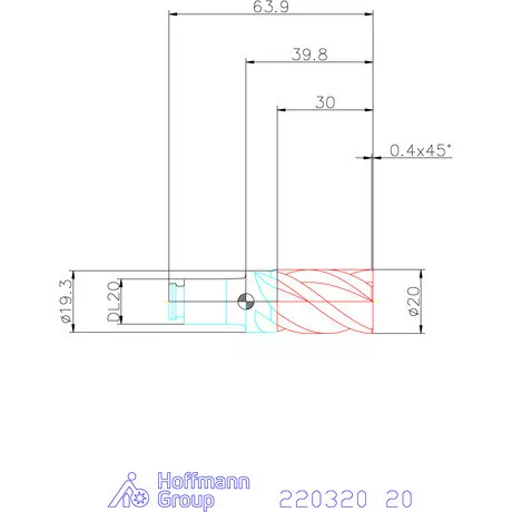 Haimer DUO-LOCK Haimer MILL Power Series HPC 20 mm