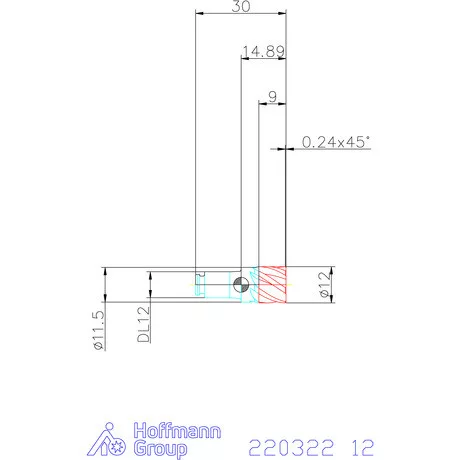 Haimer DUO-LOCK Haimer MILL HPC 12 mm