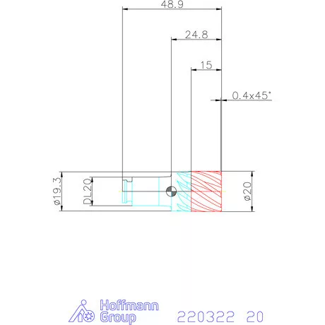 Haimer DUO-LOCK Haimer MILL HPC 20 mm