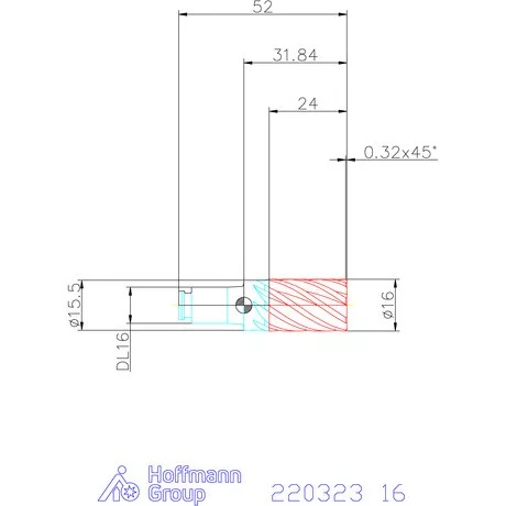 Haimer DUO-LOCK Haimer MILL HPC 16 mm