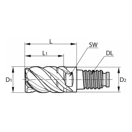Haimer DUO-LOCK Haimer MILL Power Series HPC 20 mm