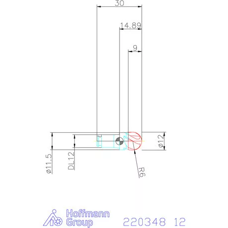 Haimer DUO-LOCK Haimer MILL HPC 12 mm