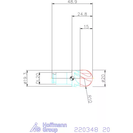 Haimer DUO-LOCK Haimer MILL HPC 20 mm