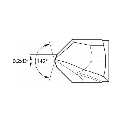 Haimer DUO-LOCK Haimer MILL 90° HPC 12 mm