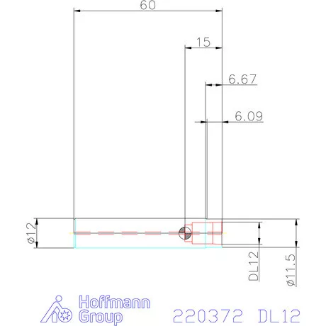 Haimer DUO-LOCK hengeres hosszabbító acél rövid Hengeres szár DL12