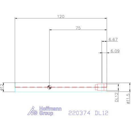 Haimer DUO-LOCK hengeres hosszabbító acél hosszú Hengeres szár DL12