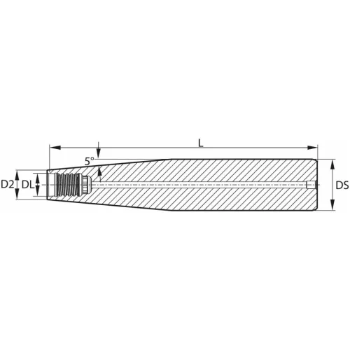 Haimer DUO-LOCK hosszabbító kúpos acél rövid SAFE-LOCK DL12/20