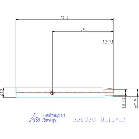 Haimer DUO-LOCK kúpos hosszabbító acél hosszú Hengeres szár DL10/12