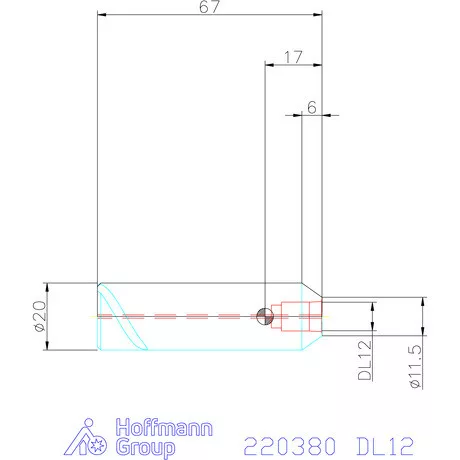 Haimer DUO-LOCK Heavy Duty hosszabbító Cool Jet-tel acél SAFE-LOCK DL12