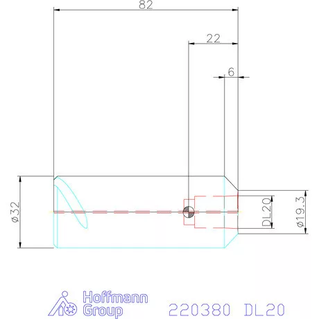 Haimer DUO-LOCK Heavy Duty hosszabbító Cool Jet-tel acél SAFE-LOCK DL20