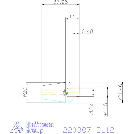 Haimer DUO-LOCK ER-szorítópatron DL12