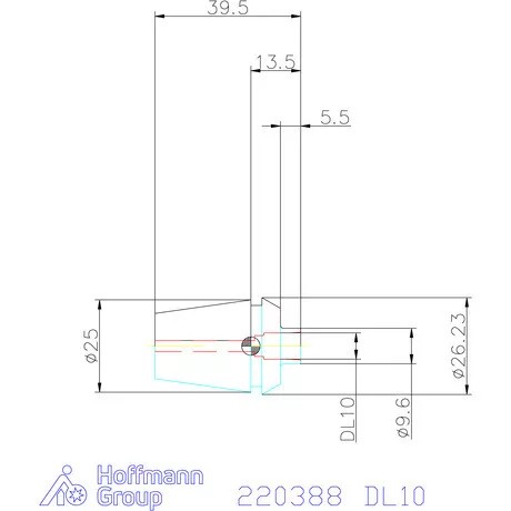 Haimer DUO-LOCK ER-szorítópatron DL10
