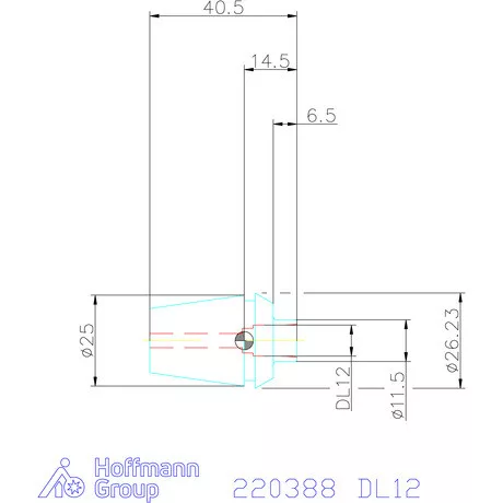 Haimer DUO-LOCK ER-szorítópatron DL12