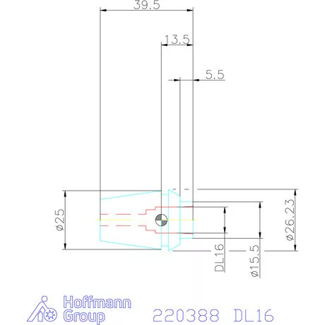 Haimer DUO-LOCK ER-szorítópatron DL16
