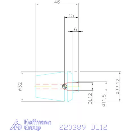 Haimer DUO-LOCK ER-szorítópatron DL12