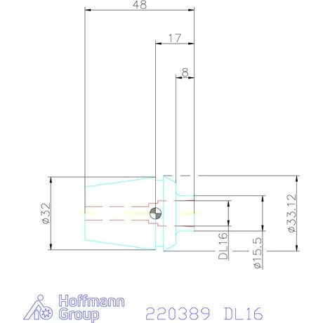 Haimer DUO-LOCK ER-szorítópatron DL16