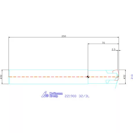 Kennametal Nagy előtolású maró 7792VX 32/3L mm