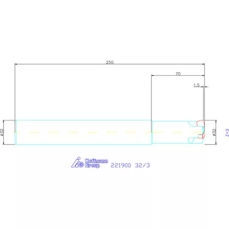 Kennametal Nagy előtolású maró 7792VX 32/3 mm