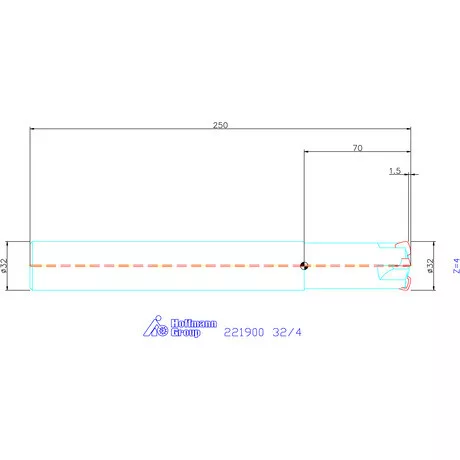 Kennametal Nagy előtolású maró 7792VX 32/4 mm