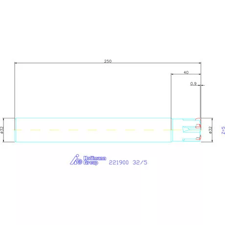 Kennametal Nagy előtolású maró 7792VX 32/5 mm