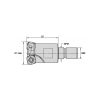 Kennametal Nagy előtolású maró 7792VX 16/2 mm