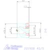 Kennametal Nagy előtolású maró 7792VX 40/5 mm