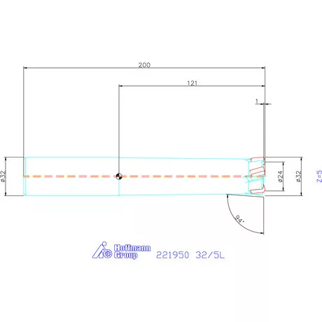 Kyocera Nagy előtolású maró MFH mini 32/5L mm