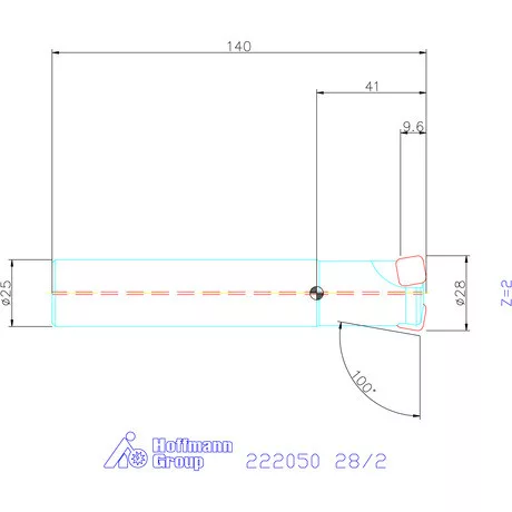 Kyocera Nagy előtolású maró MFH Harrier 28/2 mm