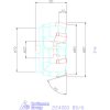 Kyocera Síkmaró 75° MSRS 80/6 mm