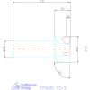 Kyocera Sarokmaró 90° MFWN 50/3 mm