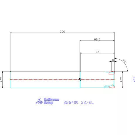 Kyocera Sarokmaró 90° MEV 32/2L mm