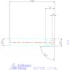 Kyocera Sarokmaró 90° MECX 17/3L mm