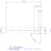 Kyocera Sarokmaró 90° MECX 20/4L mm