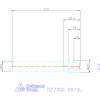 Kyocera Sarokmaró 90° MEC11T 20/3L mm