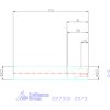 Kyocera Sarokmaró 90° MEC11T 20/3 mm